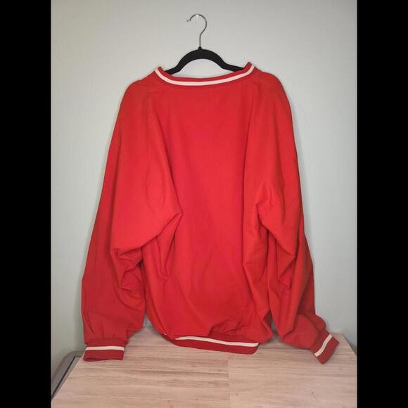 Vintage Ohio State Nylon Red Crewneck Pullover Size XXL - Picture 3 of 3